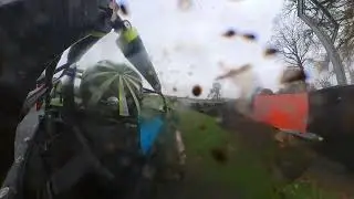 My First Caterham crash at Brands hatch , very wet track day + Cupra touring cars with Hamilton