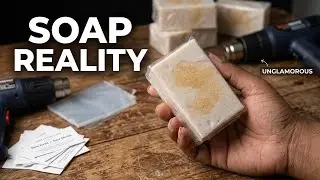 Shrink Wrapping My Shea Butter Sea Moss Soap | Final Prep for Sale 🧼✨