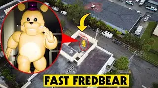 DRONE CATCHES FAST FREDBEAR IN REAL LIFE!