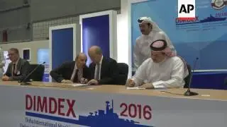 Warships dock at port for maritime defence conference