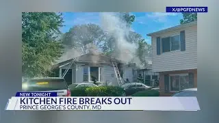 Kitchen fire breaks out in Prince George's County home
