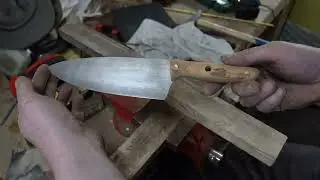 Short Knife building Kitchen Knifes 1.2842 & 1.2003 K&uuml;chenmesser herstellen Messer MadeByMyHand