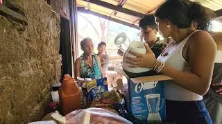 Queríamos sorprender a niña Angélica y los sorprendidos fuimos nosotros, le llevamos una licuadora🥰😱