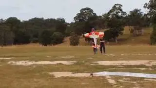 Pilot Rc Yak 54 & DLE 55cc fun fly at The Gas Field