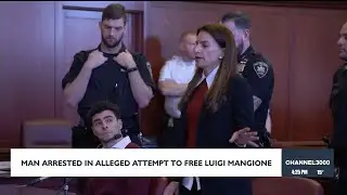 Man arrested in alleged attempt to free Luigi Mangione