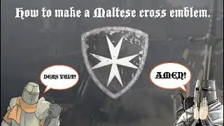 How to make a Maltese cross emblem in For Honor.