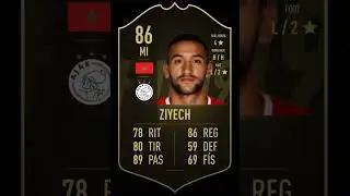 EVOLUCI&Oacute;N DE HAKIM ZIYECH FIFA 17-FIFA 22