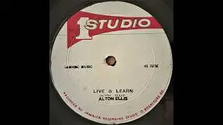 ALTON ELLIS - Live & Learn (Disco Style)