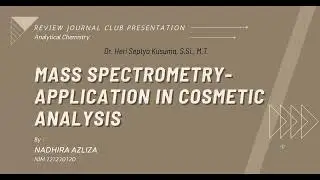 Applications of mass spectrometry in cosmetic analysis: An overview