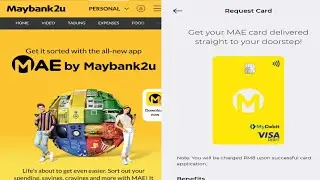 How to apply Mae Debit Card/Mae by Maybank 2u/ Mae e Wallet