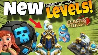 Coc New Levels😍: Coc New Update :Coc Feb Update 2026 : New Defense & Troops Levels #clashofclans