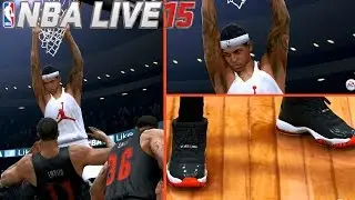 NBA Live 15 Rising Stars Mode! Dunking On Everyone! 30 Points 18 assist!