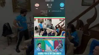 REACTION gol Driouech | PSV - Napoli 6-2 #psv #napoli #psvnapoli #driouech #championsleague #perte