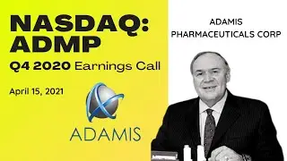 NASDAQ: ADMP Stock | Adamis Pharmaceuticals Corp Q4 2020 Earnings Call