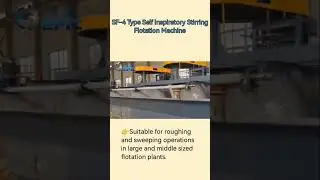 SF-4 Type Self Inspiratory Stirring Flotation Machine  #flotation #mining#processingplant