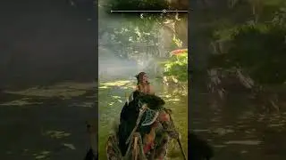 GOD OF WAR RAGNAROK INTO THE JUNGLE #godofwarragnarok #openworldgame #cinematic #kratos #ps5clips