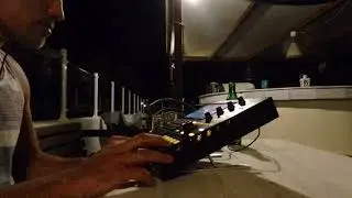 Live beatmaking Night Aegina Greece (akai mpc one)