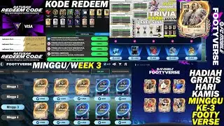FC PRO FEST 2025 REDEEM CODE & FREE GIFT TOMORROW? DISCUSS FOOTYVERSE WEEK 3 FC MOBILE 26 EVENT U...