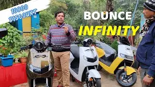 New year offer 2025|Bounce Infinity electric scooter|Electric scooter with removable battery.