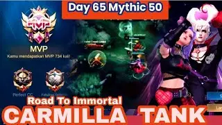 Carmilla Ultimate Best Tank Heroes Gameplay Season 38 Moba Legends Push Ranked Road To Immortal D65