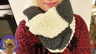Winter Scarf | Myboshi Glitter Wool | DIY Scarf