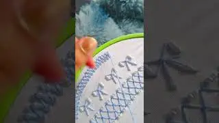 beautiful embroidery design 😍🪡 #design #embrodering #embroidery #shortvideo #shorts #reels