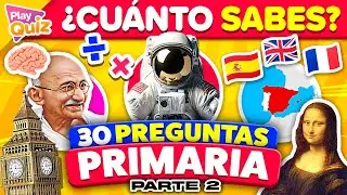 Preguntas de Cultura Nivel Primaria #2 👦🏻📚🧠 | Play Quiz de Cultura General