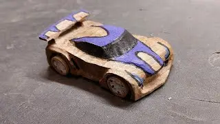 How to make a little Wooden Toy Car with Powertools woodworking Project