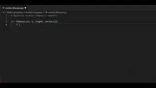 Reverse Fibonacci Sequence Recursively