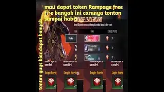 cara mendapatkan token rampage mudah dan banyak  hahahh