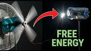 DIY Mini Wind Turbine ｜｜ How to Make a Wind Generator to Light LED ｜｜ Free Energy Project