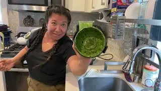 Juicing Male Cannabis Plant Trimmings with a Hurom vs a Vitamix - Part 4