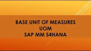 Base units of measures UOM sap mm | material master order unit in sap mm  | units of measures sap mm