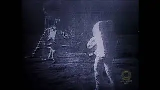 :Relaxing Space Ambience for Sleep | Apollo 11  Footage & Radio Static ASMR