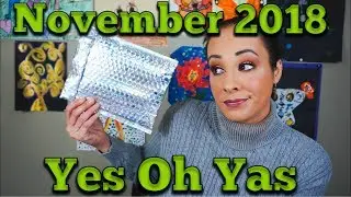 November 2018 Yes oh Yas unboxing... *giveaway*