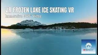 360&deg; VR | Skating Frozen Two Jack Lake, Banff (Jan 2026)