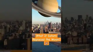 What If Saturn Replaced the Moon?🪐
