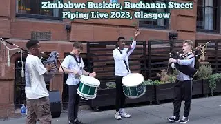 Zimbabwe Buskers, Piping Live 2023, Glasgow