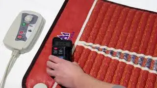 EMF Testing of MediCrystal Classic Amethyst Infrared Heat Mat in size Mini