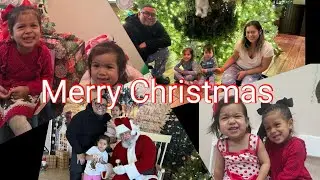 MERRY CHRISTMAS 🤶 🎄 Santa Claus came to our house. FELIZ NAVIDAD. SANTA IS COMING TO TOWN.  