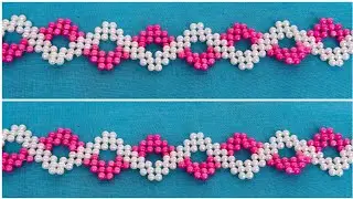 Easy Beaded Mahirap Tutorial | Beads Design | Beaded Rangoli Design | Handmade Moti Work | DIY Craft