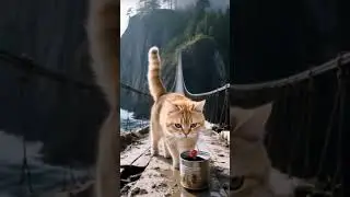 Brave Mom vs Gorilla! Cat Saves Baby in Shocking Twist #Shorts #ViralShorts #Animal Rescue #CatHero