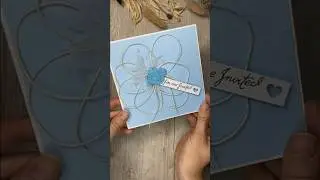 DIY WEDDING INVITATION #shortscrafts #weddingcrafts #papercrafts