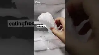 flakey frost ice eating