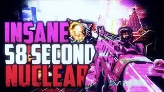 Black Ops 3 - INSANE 58 SECOND NUCLEAR w/ RAZORBACK! (Fast Nuclear Gameplay)