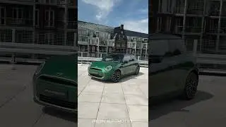 Mini Cooper (J01) in British racing green