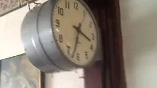 American 2 sided school clock from 1994 in my home today.