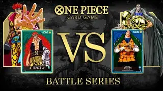 Blue Crocodile VS Green Kid. One Piece TCG Starter battle.