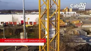 Potain Cab-IN, the new Potain cranes operator lift