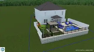 Hardscape and Softscape Design with a Pool in Myrtle Beach